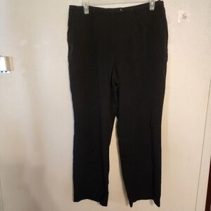 Sag Harbor Black Dress Casual Pants with Pockets Size 18, Inseam 29"